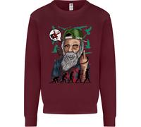 Charles Darwin Evoluzione Ateo Ateismo Uomo Felpa Maglione