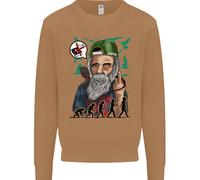 Charles Darwin Evoluzione Ateo Ateismo Uomo Felpa Maglione