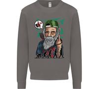 Charles Darwin Evoluzione Ateo Ateismo Uomo Felpa Maglione