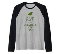 Charles Darwin Gift Natural Selection Science Citazione Maglia con Maniche Raglan