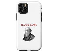 Charles Darwin (Grafica illustrazione minimalista) Custodia per iPhone 11 Pro