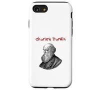 Charles Darwin (Grafica illustrazione minimalista) Custodia per iPhone SE (2020) / 7/8