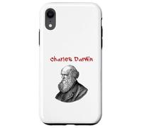 Charles Darwin (Grafica illustrazione minimalista) Custodia per iPhone XR