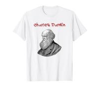 Charles Darwin (Grafica Illustrazione Minimalista) Maglietta