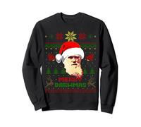 Charles Darwin Natale divertente Felpa