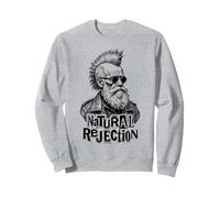 Charles Darwin Punk Selezione Naturale Rifiuto Scienza Divertimento Felpa