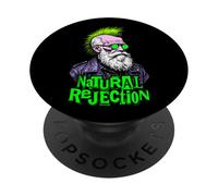 Charles Darwin Punk Selezione Naturale Rifiuto Scienza Divertimento PopSockets PopGrip Adesivo