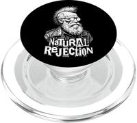 Charles Darwin Punk Selezione Naturale Rifiuto Scienza Divertimento PopSockets PopGrip per MagSafe