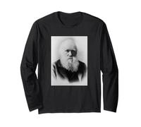 Charles Darwin Ritratto Evoluzione Scienziato Naturalista Maglia a Manica