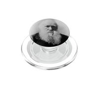 Charles Darwin Ritratto Evoluzione Scienziato Naturalista PopSockets PopGrip per MagSafe