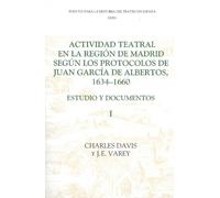 Charles Davis Actividad teatral en la región de Madrid según los pro (Tascabile)