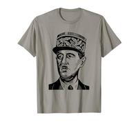 Charles de Gaulle Ex presidente della Francia Maglietta