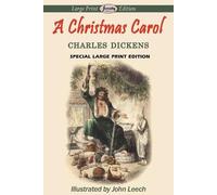 Charles Dickens A Christmas Carol Large Print (Tascabile)