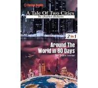 Charles Dickens Jules A Tale of two Cities and Around The World in 8 (Tascabile)