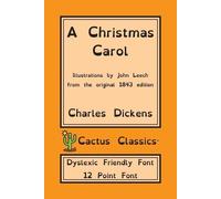 Charles Dickens Ma A Christmas Carol (Cactus Classics Dyslexic Frien (Tascabile)