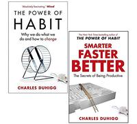 Charles Duhigg Collection 2 set di libri (Il potere dell'abitudine, più intelligente, più veloce, migliore) [Paperback]
