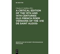 Charles E. Steb A critical edition of the 13th and 14th centu (Copertina rigida)