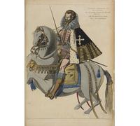 Charles Emmanuel 1er dice il grande duca di Savoia principe di Piemonte 1600-12. D'après [res] un ritratto del tempo di J. de Fornazeris, Raphaël Jacquemin (1869) - Poster stampato (18 x 24)