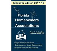 Charles F. Dudley Peter M. Du The Law of Florida Homeowners Associa (Tascabile)