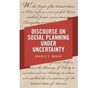 Charles F. Manski Discourse on Social Planning under Uncertainty (Tascabile)
