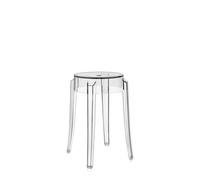 Kartell Sgabello Charles Ghost H45 Cristallo Set da 2