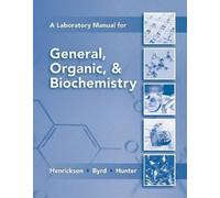 Charles H Henrickson Larry C Byrd Lab Manual for General, Organi (Anello, filo)