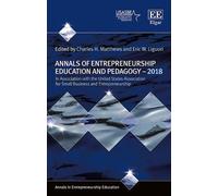 Charles H. Matt Annals of Entrepreneurship Education and Peda (Copertina rigida)