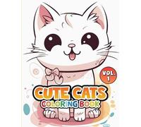 Charles King Cute Cats Coloring Book (Tascabile)