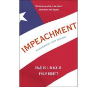 Charles L., Jr. Black Impeachment (Tascabile)