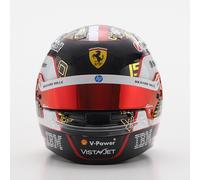 Charles Leclerc Scuderia Ferrari HP 4° Abu Dhabi GP 2025 Helmet 1:5