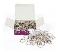 Charles Leonard LEOR09 - Set di anelli multiuso in alluminio da 1,27 cm