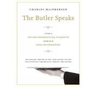 Charles MacPherson The Butler Speaks (Copertina rigida)