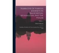 Charles Masson Narrative Of Various Journeys In Balochistan, (Copertina rigida)