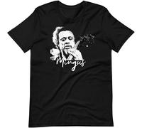 Charles Mingus Jazz Fan Art Graphic Tee Short Sleeve Unisex T Shirt Black M