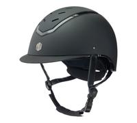 Charles Owen 2023 Casco da Equitazione Kylo Standard Peak - Nero Opaco/Nero Lucido Helmet Size - 52-55cm