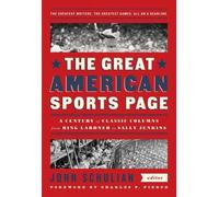 John Schulian The Great American Sports Page (Copertina rigida)