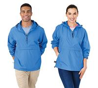 Charles River Apparel Pack-N-Go - Pullover Resistente al Vento e all'Acqua (Taglie Reg/Ext) - Blu - XX-Large