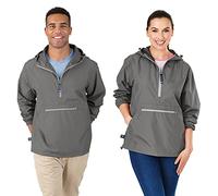 Charles River Apparel Pack-N-Go - Pullover resistente al vento e all'acqua (taglie reg/ext) - Grigio - XX-Large