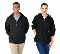 Charles River Apparel Women's Ultra Light Pack-N-Go Pullover - Black, Large