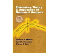Charles S Duris James Elementary Theory and Application of Numeric (Tascabile)