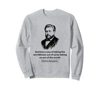 Charles Spurgeon Baptist God Has a Way Uomini Donne Regalo Felpa