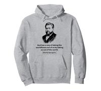 Charles Spurgeon Baptist God Has a Way Uomini Donne Regalo Felpa con Cappuccio