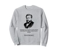 Charles Spurgeon Baptist Predicare la Parola di Dio Uomo Donna Regalo Felpa