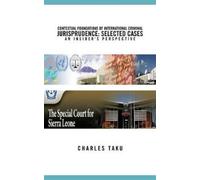 Charles Taku Contextual Foundations of International Criminal (Copertina rigida)