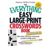 Charles Timmerm The Everything Easy Large-Print Crosswords Book, Vol (Tascabile)