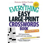 Charles Timmerm The Everything Easy Large-Print Crosswords Book, Vol (Tascabile)