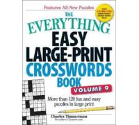 Charles Timmerm The Everything Easy Large-Print Crosswords Book, Vol (Tascabile)