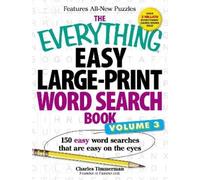 Charles Timmerm The Everything Easy Large-Print Word Search Book, Vo (Tascabile)