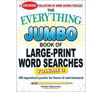 Charles Timmerm The Everything Jumbo Book of Large-Print Word Search (Tascabile)