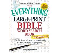 Charles Timmerm The Everything Large-Print Bible Word Search Book, V (Tascabile)